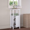 RiverRidge Home Madison Single Door Bathroom and Laundry Storage Cabinet and Organizer with Adjustable Shelves White - 2 of 4