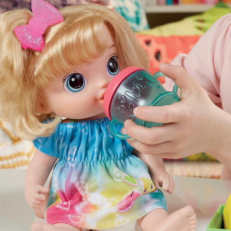 Baby Alive Fruity Sips Baby Doll - Blonde Hair/Blue Eyes, 5 of 9