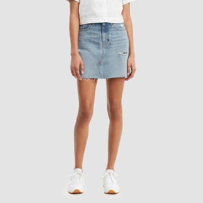 levis high rise skirt