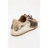 Crea - Gold Leather Sneakers (Women) | Forever & Always Shoes - 3 of 4