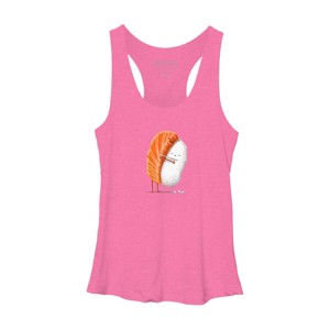 Women's Design By Humans Sushi Hug By andremullerdko Racerback Tank Top - 1 of 3