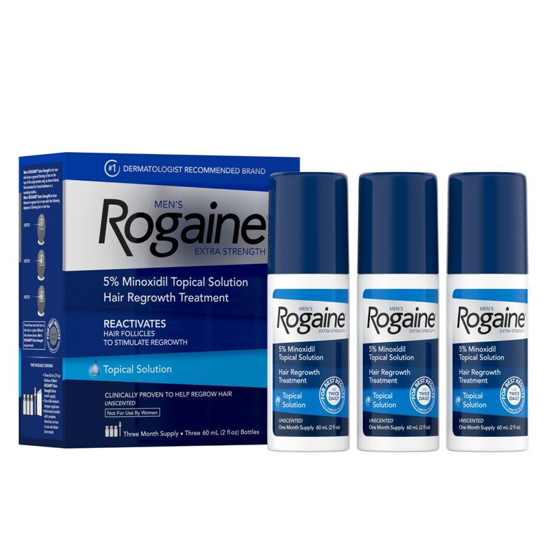 Rogaine Men&#39;s Hair Treatment Solution - Trial Size - 2 fl oz, 1 of 12