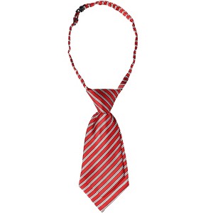 Elerevyo Women's Adjustable Stripe Plastic Clip Closure Bow Tie One Size - 1 of 4