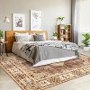 Phulwari Area Rugs Washable, Vintage Bohemian Distressed Oriental Carpet Non Slip, Floral, for Living Room Bedroom Kitchen Nursery Kids Room - 3 of 4