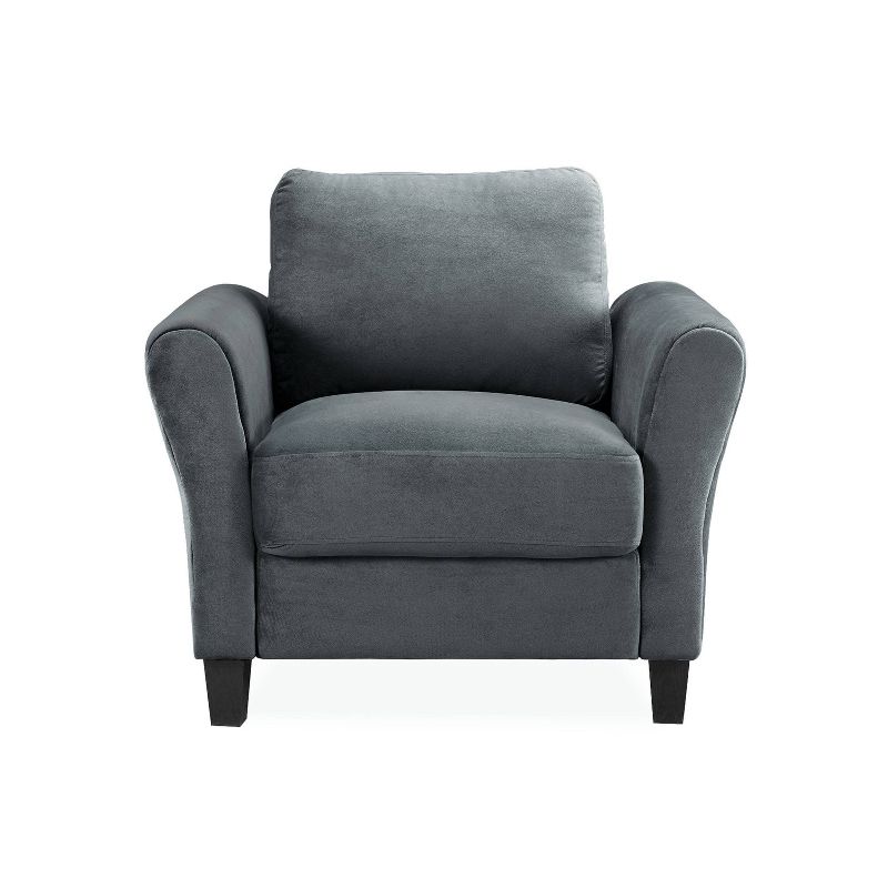 Willow Microfiber Chair with Rolled Arms - Lifestyle Solutions, 1 of 12