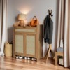 Acekool 4-Tier Shoe Storage Cabinet with 3 Flip Drawers & 2 Slide Drawers, Adjustable Shelves - 3 of 4