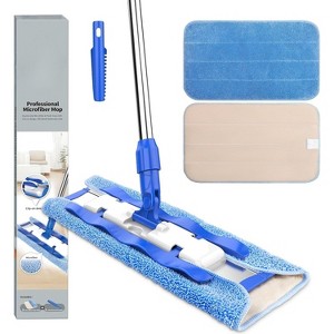 Find Your Perfect Fit: Microfiber Mop Pad Refills, 3-Pack - Precise 16.5x9 Inch (42x23 cm) Size for Easy Replacement - 1 of 4