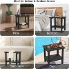 Acoinel HDPE Patio End Table for Outdoor - 4 of 4