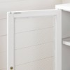 Eddison Mesh 2 Door Storage Cabinet Pure White - South Shore: Metal Frame, Adjustable Shelves, Wall Anchor - 3 of 4
