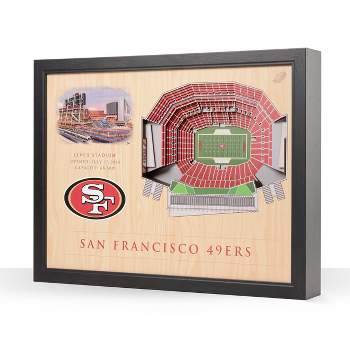 Nfl San Francisco 49ers 3d Logo Series Wall Art - 12x12 : Target