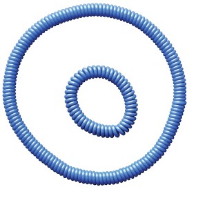 Abilitations Chewlery Chewable Jewelry, Blue, Set of 2 - 1 of 2