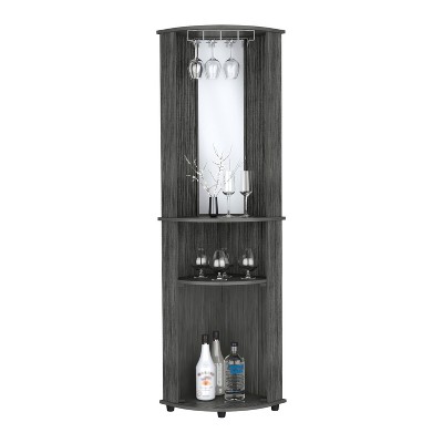 NicBex 74.8 Inch Tall Bathroom Storage Cabinet,Modern Storage Cabinet with 2 Glass Doors and Shelves for Living Room,Home Office