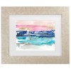 Trademark Fine Art Jennifer Goldberger Indigo Sunset I Matted Framed Art - 2 of 4