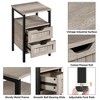 Yaheetech Wooden Bedside Table End Table with Open Shelf for Bedroom Living Room - 4 of 4