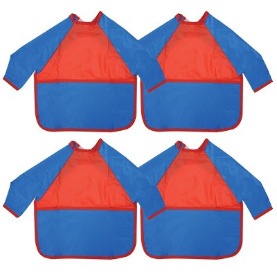 Children's Factory Toddler Long Sleeve Smock - Set of 4