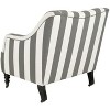 Homer Arm Chair - MCR4652A - Blue/White - Safavieh - 3 of 4