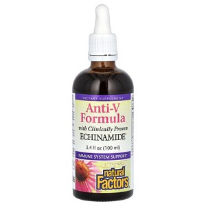 Natural Factors Anti-V Formula, with Clinically Proven Echinamide, 3.4 fl oz (100 ml) - 1 of 2