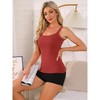 INSPIRE CHIC Women's Lace Soft Cotton Pajamas Tank Tops - 2 of 4