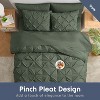Nestl Comforter Set, 9 Piece Pinch Pleated Bedding Set, Bed in a Bag, All season Bed Set with Cooling Pillows - 2 of 4