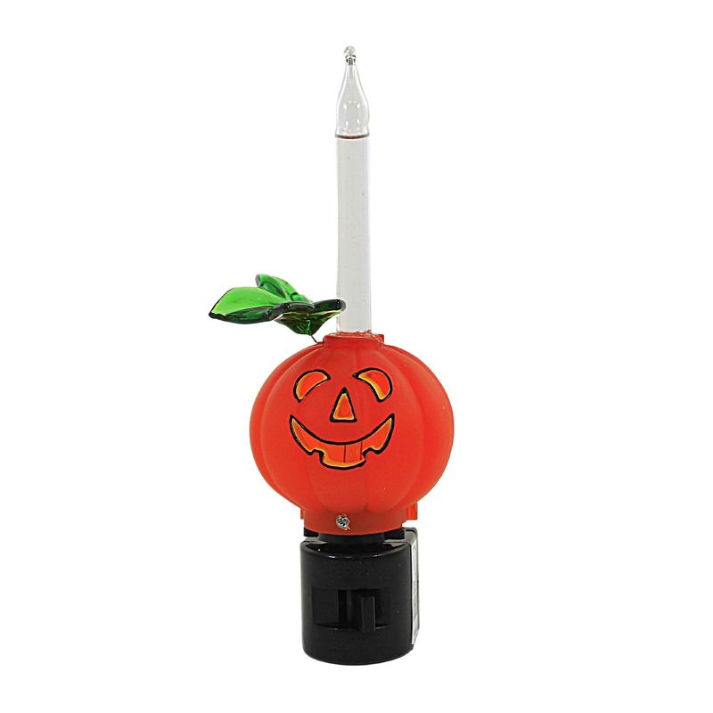 7.0 Inch Jack O Lantern Nightlight Bubble Pumpkin Electric Plug-In Plug-In Nightlights, 1 of 4