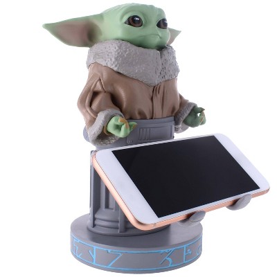 Star Wars Cable Guy Phone and Controller Holder - Mandalorian Grogu on Seeing Stone_3