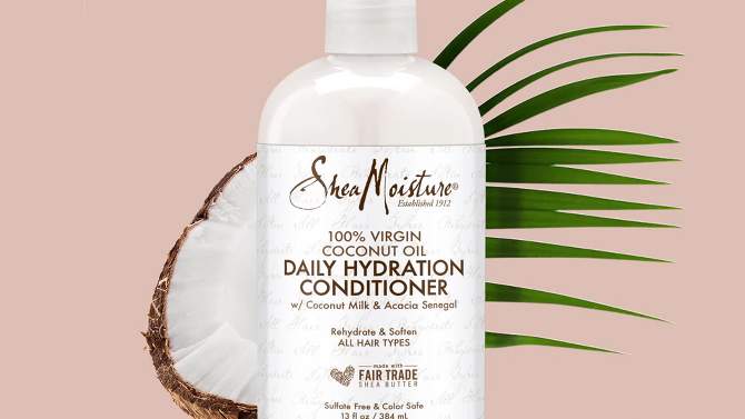 SheaMoisture Virgin Coconut Oil Daily Hydration Conditioner, 2 of 9, play video