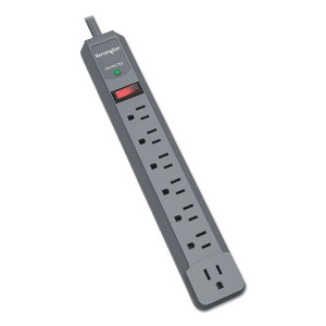 Kensington Guardian Premium Surge Protector, 7 AC Outlets, 6 ft Cord, 540 J, Gray - 1 of 3