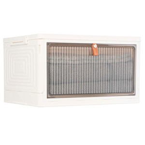 Home-Complete 23Qt Foldable Storage Bin with Lid - 1 of 4