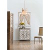 Fisfet Set of 2 Feather Wing Wall Panels with Distressed White Finish, Rectangle Hanging Wall Art, 42" x 15.5" - 4 of 4