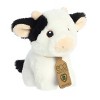 Aurora Mini Cow Eco Nation Eco-Friendly Stuffed Animal White 4.5" - image 2 of 4