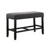 NicBex Elegant Nailhead Trim Ottoman Bench with Wooden Legs,Upholstered Shoe Bench Dining Bench for Living Room,Entryway - 2 of 4