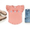 The Juniper Shop American Babe Star Bow Coquette  Flutter Sleeve Tee - 3 of 4