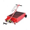 17 or 20 Gallon Oil Drain Pan with Pump & 8 ft Hose, Low Profile & T Folding Handle Rolling Oil Drain Cart for Truck Cars SUVs - 3 of 4