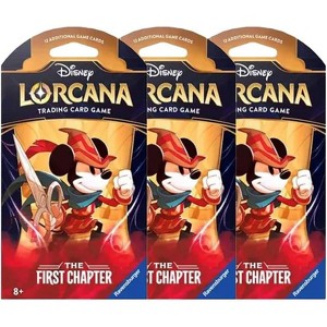Ravensburger 3 Packs Lorcana 12 Card Booster Pack Lorcana The First Chapter - 1 of 1