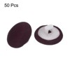 Unique Bargains Bridal Wedding Dress Suit DIY Satin Shiny Sewing Buttons 50 Pcs - 4 of 4