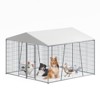 ORRD 10x10 FT Heavy-Duty Outdoor Dog Kennel | Full Coverage Waterproof Roof & Lockable | Easy Assembly Iron Frame - 2 of 4