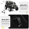 Infans 12V Kids Ride On Truck Remote Control Electric Car w/Lights&Music Black - 3 of 4