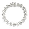 Black Bow Jewelry Sterling Silver 10mm Polished San Marco Chain Bracelet, 7 Inch - 3 of 4