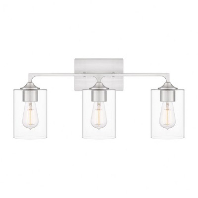 Quoizel Lighting Prescott 3 - Light Vanity in  Brushed Nickel