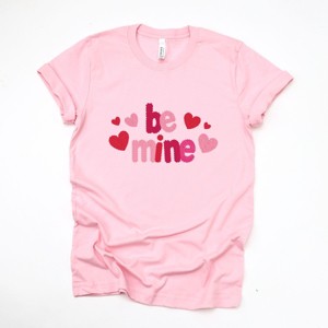 Be Mine Knit Print - Women's Short Sleeve Graphic T-Shirt - 1 of 4