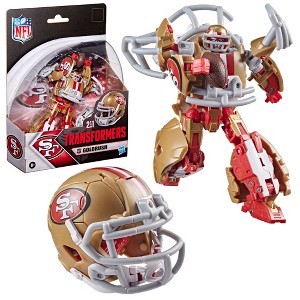 F*D様 トランスフォーマー ザ・フォールン 新品 入手困難 海外 Target Transformers NFL San Francisco 49ers Goldrush Action Figure : Target