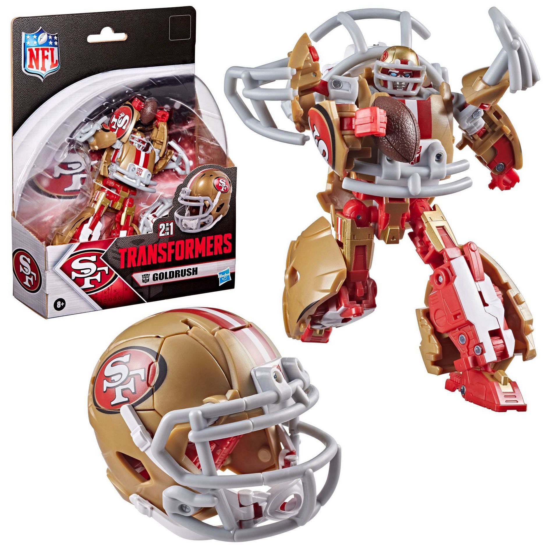 Transformers NFL San Francisco 49ers Goldrush Action Figure