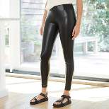 Women's Faux Leather Leggings - A New Day™