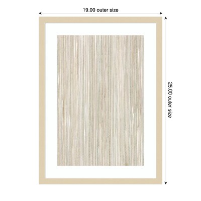 Alma Vertical Stripes Abstract Wood Framed Wall Art