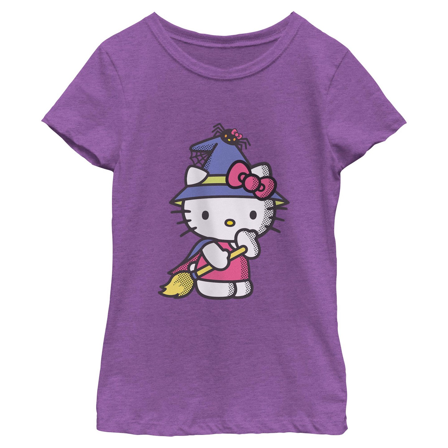 Футболка Hello Kitty Halloween Party Costume T Shirt - Purple Berry для девочек, цвет: Фиолетовый — фото 1