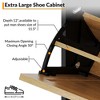 Shoe Cabinet, Shoe Storage Cabinet with 4 Flip Drawers, Large Capacity Entryway Shoe Storage with Metal Legs, Narrow Shoe Cabinet Storage - 4 of 4