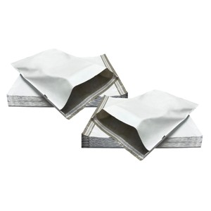 UOFFICE 500 Poly Mailer Bags 19" x 24" - #7 White Self-Sealing Envelopes - 1 of 4