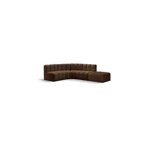 Meridian Furniture,Arc Velvet Modular Sofa - 1 of 4