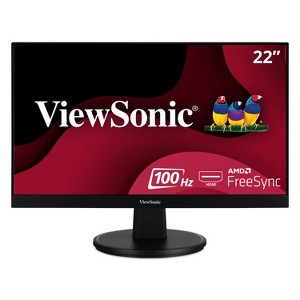 ViewSonic VA2247-MH 22 Inch Full HD 1080p Monitor with Ultra-Thin Bezel, AMD FreeSync, 100 Hz, Eye Care, HDMI, VGA Inputs for Home and Office - 1 of 4