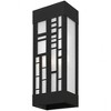 Livex Lighting Malmo 2 - Light Wall Light in  Textured Black - 3 of 4